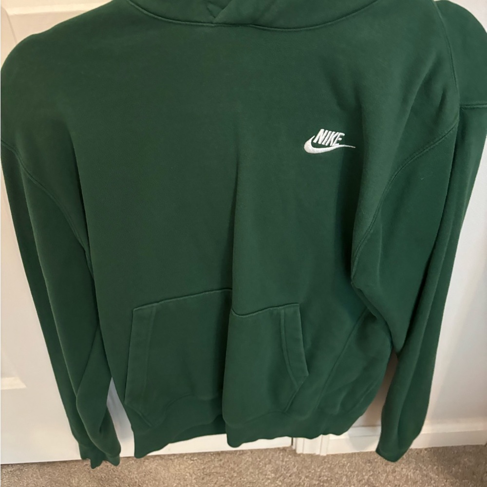 Green Nike hoodie